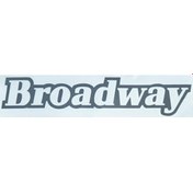 Resim Broadway Kağıt Yazı Yeni Model Koyu Gri 