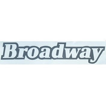 Broadway Kağıt Yazı Yeni Model Koyu Gri
