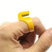 Resim 5 adet/10 adet EasyCut Parmak Halka Makası, Plastik Dikiş İpi Kesici Yüzük, DIY El Sanatları ve Dikiş Malzemeleri için 