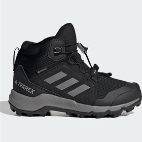 Resim Adidas Siyah Unisex Çocuk Outdoor Bot IF7522 TERREX MID GTX K 