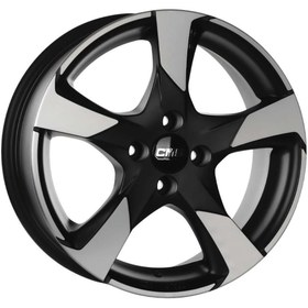 Resim CMS CMS-607-01 7.0x16"-4x100 Et35 67.2 Diamond Matt Black Jant 4 Adet 