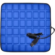 Resim Isıtma Araba Koltuğu Minderi Hızlı Isıtma Elektrikli Isıtıcı Hafızalı Köpük Ped 