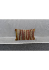 Resim Zehra Abla Halı Yeni El Dokuma Dekoratif Lumbar Kilim Kırlent Yastık Kılıfı 6150 