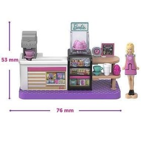 Resim Barbie Mini Barbieland Bebek ve Oyun Seti Pasta Dükkanı JCR31 