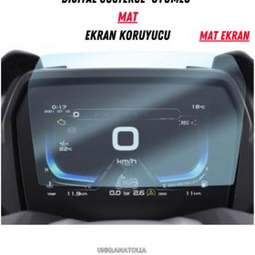 Resim UniqAnatolia Voge Sr3 2024 Dijital Gösterge Uyumlu Mat Ekran Koruyucu 