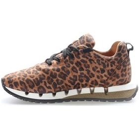 Resim Fast Step Hakiki Deri Kadın Casual Ayakkabı 167za40046-3 Leopar 