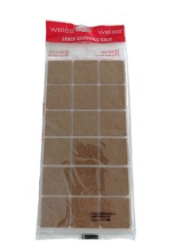 Resim Weiss Zemin Koruyucu Keçe 3.5x3.5 Cm 18'li Açık Kahve 