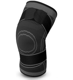 Resim Jeehugo Sırtlı Kompresyon Knee Support, S Boy, Siyah - Nilon-spandex Karışımı, Spor Aktivite Destekli Çok Renkli 