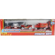 Resim Mega Oyuncak Die Cast Metal Tırlı + Jeepli Itfaiye Seti 
