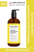 Resim Maruderm kepeğe karşı etkili sülfatız şampuan 400 ml | normal/yağlı saçlar | sülfatsız,tuzsuz,vegan şampuan 