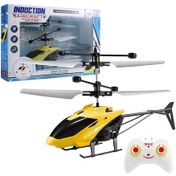 Resim Uzaktan Kumandalı USB LED Mini RC Drone Oyuncak Helikopter Uçak Sarı 