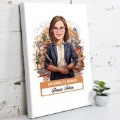 Resim Karikatürlü En Güzel İç Mimar Kanvas Tablo 