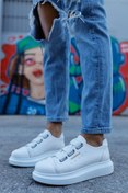 Resim devrialemshoes CH253 CBT Mirror Non Kadın Ayakkabı BEYAZ 