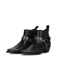 Resim Siyah Bayan Kovboy Botu (Gar) 