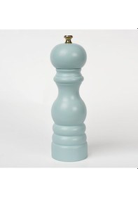 Resim Turkuaz Ahşap Tuz Ve Karabiber El Değirmeni Öğütücü Grinder 18 Cm Turkuaz 
