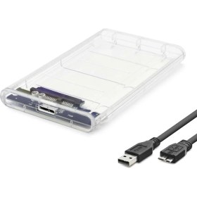 Resim Skygo HDD Kutu Usb3.0 Plastik Sata 2.5" Transparent HDX1760 