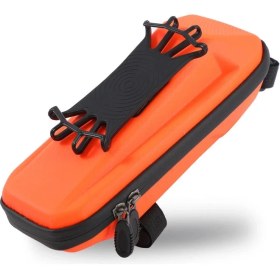 Resim West Biking West Bisiklet YP0707263 Bisiklet Açık Ön Işın Çantası Eva Sert Kabuk Telefon Çantası (Turuncu) (Yurt Dışından) 