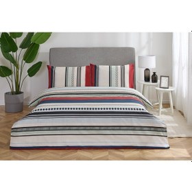 Resim Floretta Etniline Çift Kişilik Nevresim Takımı Krem 