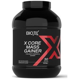 Resim Mass Gainer Çikolata Aromalı 3 Kg 30 Servis X Core Karbonhidrat Tozu + Shaker 