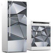 Resim Ve Bulaşık Makinası Beyaz Eşya Sticker Kaplama 3d Metal 