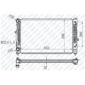Resim Motor Su Radyator Passat 1996-2000 A4 1995-01 A6 2000-05 Adp-Ahl 504607241 