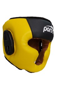 Resim Pars Protec Tam Koruyucu Kapalı Antrenman Kaskı Siyah Sarı 