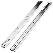 Resim Galvanizli Teleskopik Çekmece Rayı 46x400 - Çekmece Rayları Çekmece Rayları Beyaz Diğer 