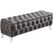 Resim Setay Yatak Ucu Pufu, Cappy Bench, Sandıklı Ayakucu Pufu 40x50x160 