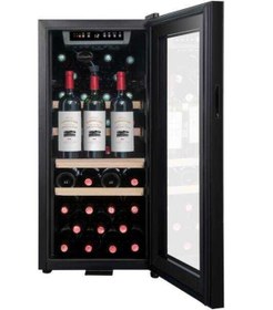 Resim Genel Markalar La Sommeliere 38 Şişe Kapasiteli Service Solo Siyah Şarap Dolabı LS38BLACK 