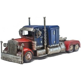 Resim Metal Tır Dekoratif Büyük Boy Tır Çekicisi Klasik 36 Cm 