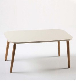 Resim Zigon Sehpa Ve Orta Sehpa Set Ahşap Kr Torna Krem Diğer 