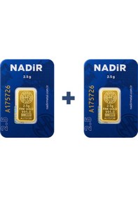 Resim Nadir Gold 24 Ayar 5 Gram Külçe Altın 2 Adet 2,5 Gram Külçe Altın 