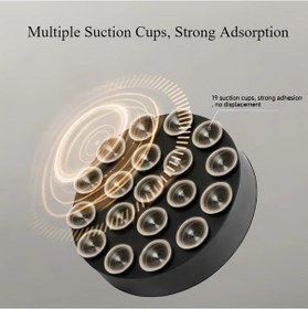 Resim Fochsia Gri 4'lü Kuvvetli Emici Sünger Ped, Çamaşır Makinesi Ve Mobilya Anti-vibrasyon Ses Önleyici 