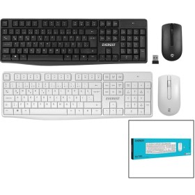 Resim Go İthalat Everest KM-7500 Kablosuz Multimedia Klavye - Mouse Seti Q Kalvye (3791) 