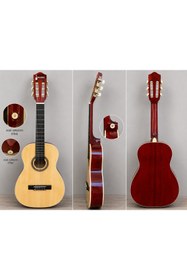 Resim valares VC10 39” Köşe Korumalı Sap Ayarlı Klasik Gitar kılıf.pena askı hediye 