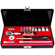 Resim Rico 006-Rc1017 1/4 16 Parça Uzatmalı Cırcır Kollu Lokma Takımı 