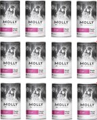 Resim Molly Dana Etli Jöleli Köpek Konservesi 400 G X 12 Adet 