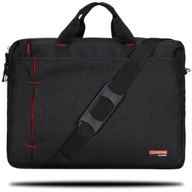Resim Classone TL5600 New Trend WTXPRO Su Geçirmez Kumaş 15.6" Laptop Notebook El Çantası Siyah 
