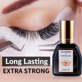 Resim 10 Ml Siyah Altın Kirpik Tutucu, Uzun Süreli Tutma, Rüzgar Geçirmez, Tüm Kirpik Türleri İçin Uygun, Salon ve Ev Kullanımı İçin İdeal 