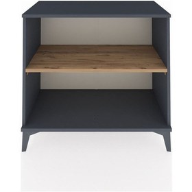 Resim Hyperion Şifonyer Tek Raflı 88x44x80 Antrasit-çam Antrasit 