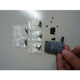 Resim Universal Optics Mount Red Dot Scope Reflex Mount Plate Base Glock 17 19 22 23 Rear Sight Siyah 
