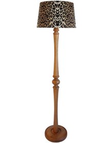 Resim Masif Ayak,Leopar Desen Lambader,Abajur,Köşe Aydınlatması 