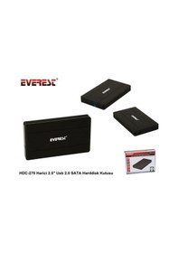 Resim Everest HDC-270 Harici 2.5" Usb 2.0 Sata Harddisk Kutusu 