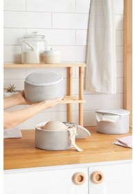 Resim Ocean Home Textile 3'lü Gri Renk İç Çamaşırı Yıkama Filesi Set 