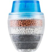 Resim Aktif Karbon Musluk Filtre Musluk Nozumu Su Filtresi Mutfak Makita 5 Katmanlar Ev Kullanımı Için Filtre Arıtanı (Mavi) (Yurt Dışından) 