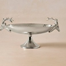 Resim New Year Yılbaşı Geyikli Roe Dekoratif Gondol 21x47x21,5 cm 