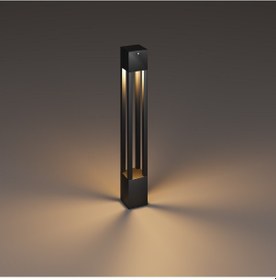 Resim Luma Alüminyum Bahçe Yürüyüş Yolu Aydınlatma Bollard 
