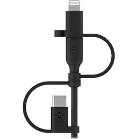 Resim Belkin Evrensel Kablo 3'ü 1 Arada Usb-c, Lightning, Micro-usb Şa 