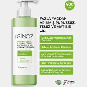 Resim Sinoz Yağlı ve Karma Ciltler Için Yüz Temizleme Jeli 400ml 