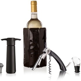 Resim Vacu Vin Original Şarap Soğutucu Seti 5 Parça 